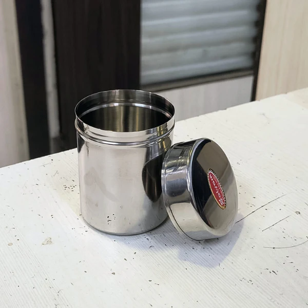 AM5325 Satyam Noori Dabbi Stainless Steel Containers For Storage Medium - Image 5