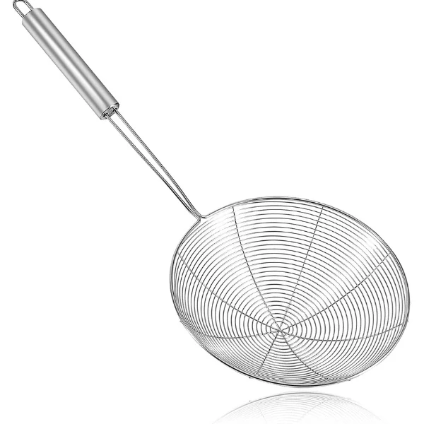 AM5340 Stainless Steel Deep Fryer Strainer Jhara- 18cm - Image 3