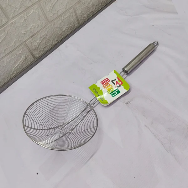 AM5340 Stainless Steel Deep Fryer Strainer Jhara- 18cm - Image 5
