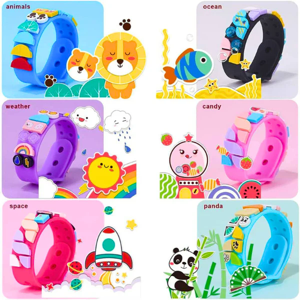 AM5241 Creative Craft Bracelet Making Kit Friendship Bracelets For Kids - Image 3