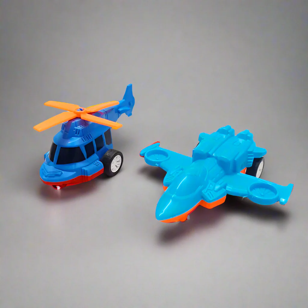 AM5274 Majestic Machines Mini Jet & Helicopter Toy Set (Pack of 2 Pcs) - Image 3