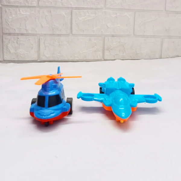 AM5274 Majestic Machines Mini Jet & Helicopter Toy Set (Pack of 2 Pcs) - Image 4