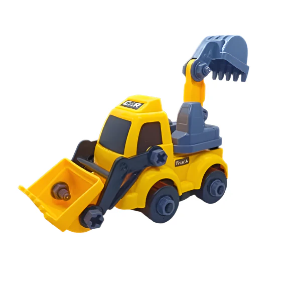 AM5276 Engineering vehicles Nut Assembly Vehicle Container Truck Toy Set (Pack of 3 Pcs) - Image 2