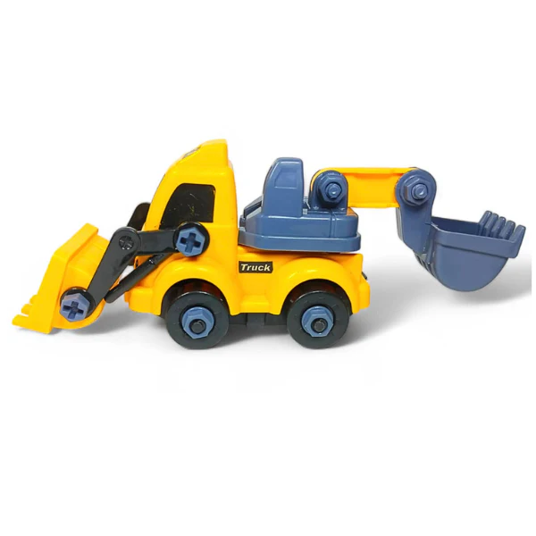 AM5276 Engineering vehicles Nut Assembly Vehicle Container Truck Toy Set (Pack of 3 Pcs) - Image 3