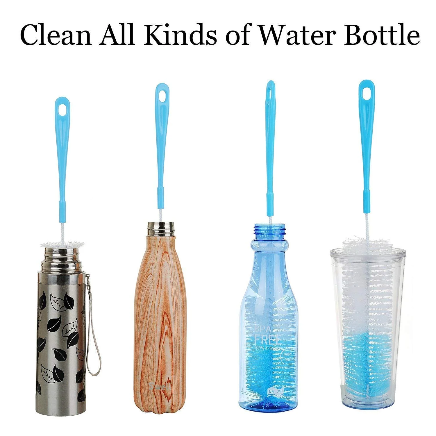 AM5285 Long Bottle Plastic Cleaning Brush - Image 5