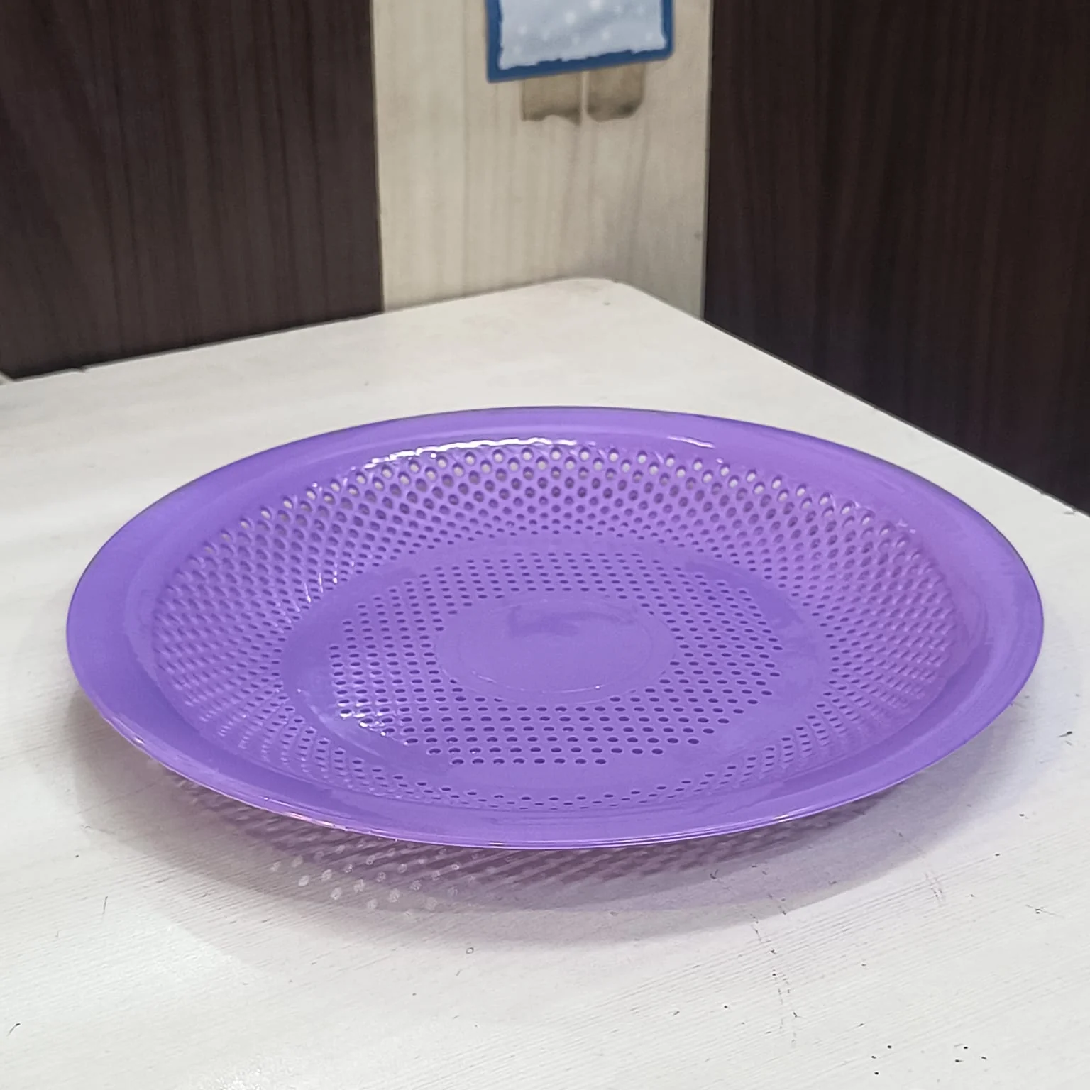 AM5293 Food Grade Plastic Tray (Roti Plate) 1 pc Multicolor - Image 10