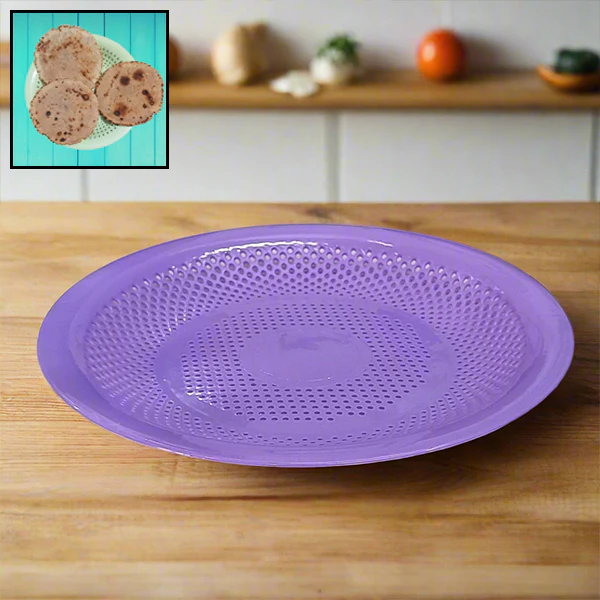 AM5293 Food Grade Plastic Tray (Roti Plate) 1 pc Multicolor - Image 2