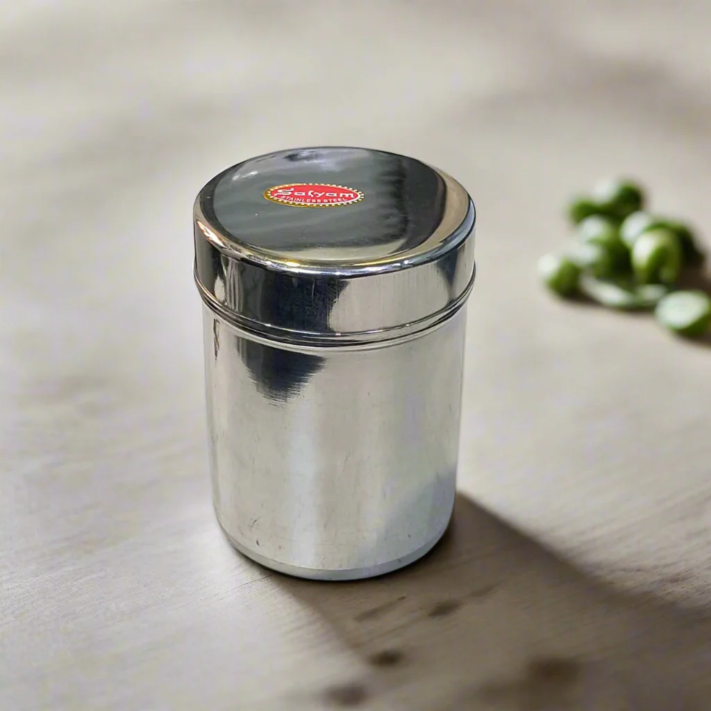 AM5326 Satyam Noori Dabbi Stainless Steel Containers For Storage Big - Image 3