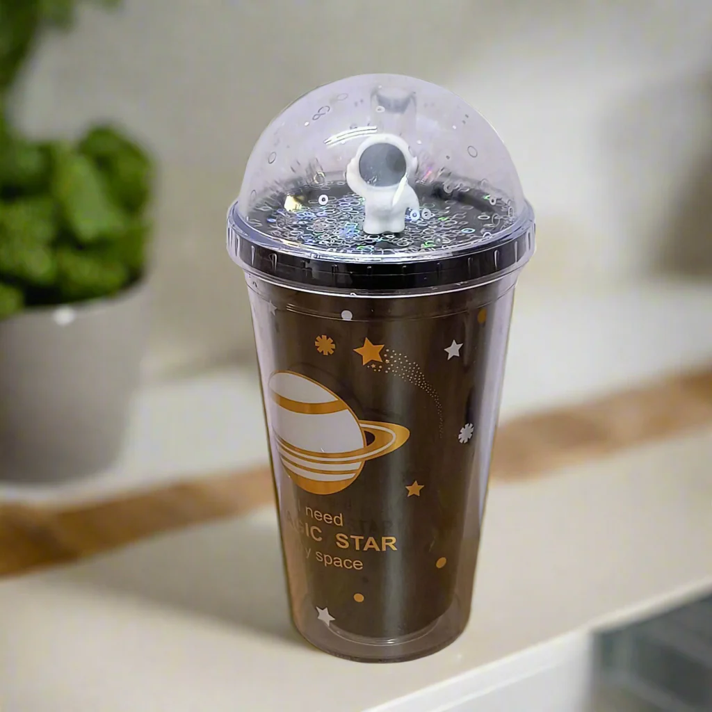 AM5348 3D Look Tumbler Cups with Lid Multi-Color 1pc - 21 cm - Image 9