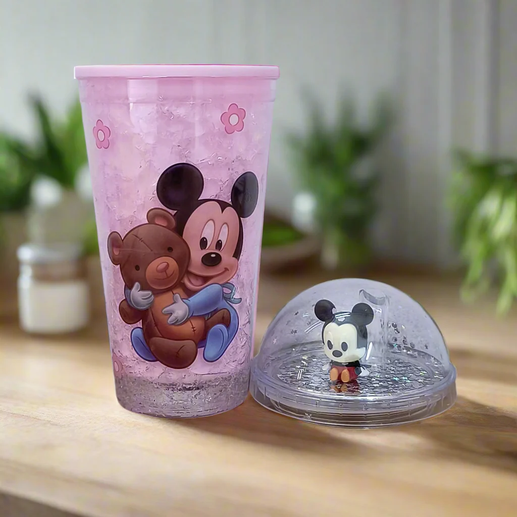 AM5349 3D Look Tumbler Cups with Lid and Light Multi-Color 1pc -22cm - Image 2