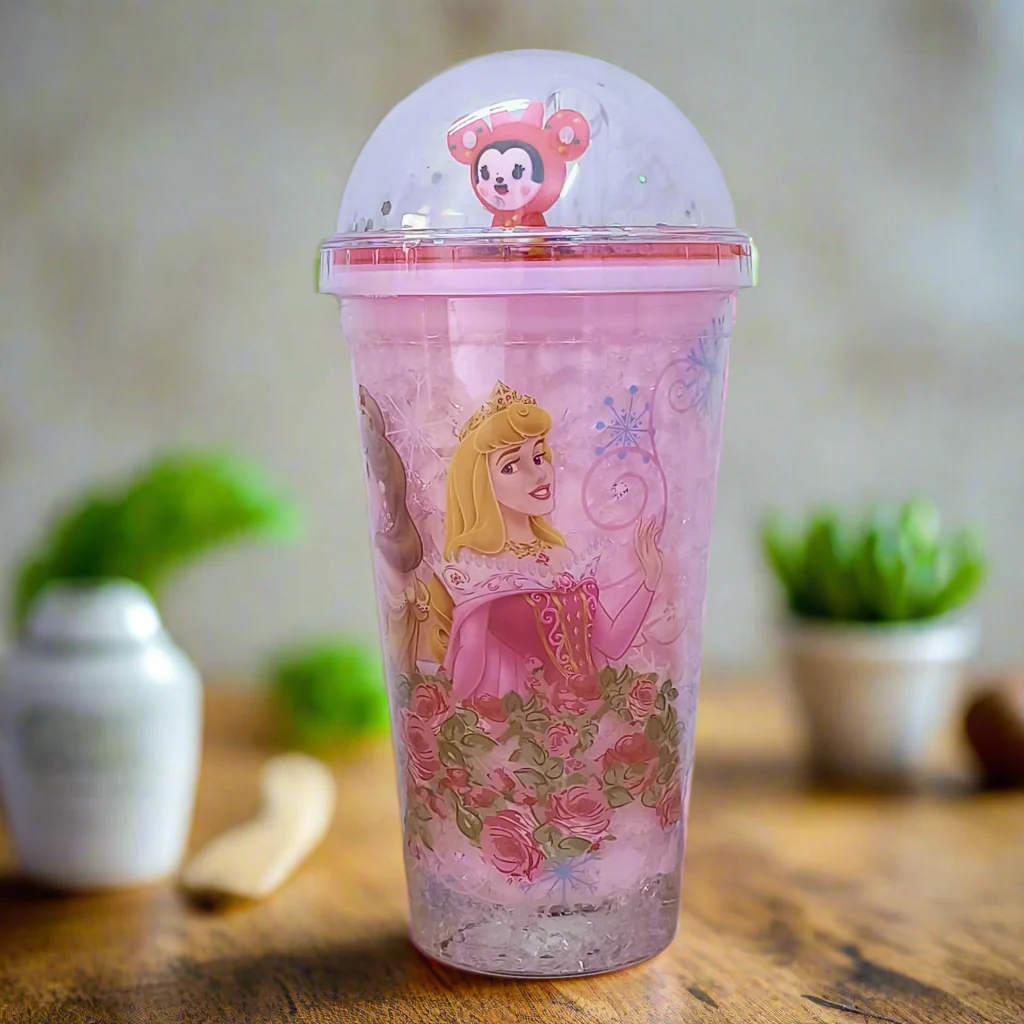 AM5349 3D Look Tumbler Cups with Lid and Light Multi-Color 1pc -22cm - Image 6