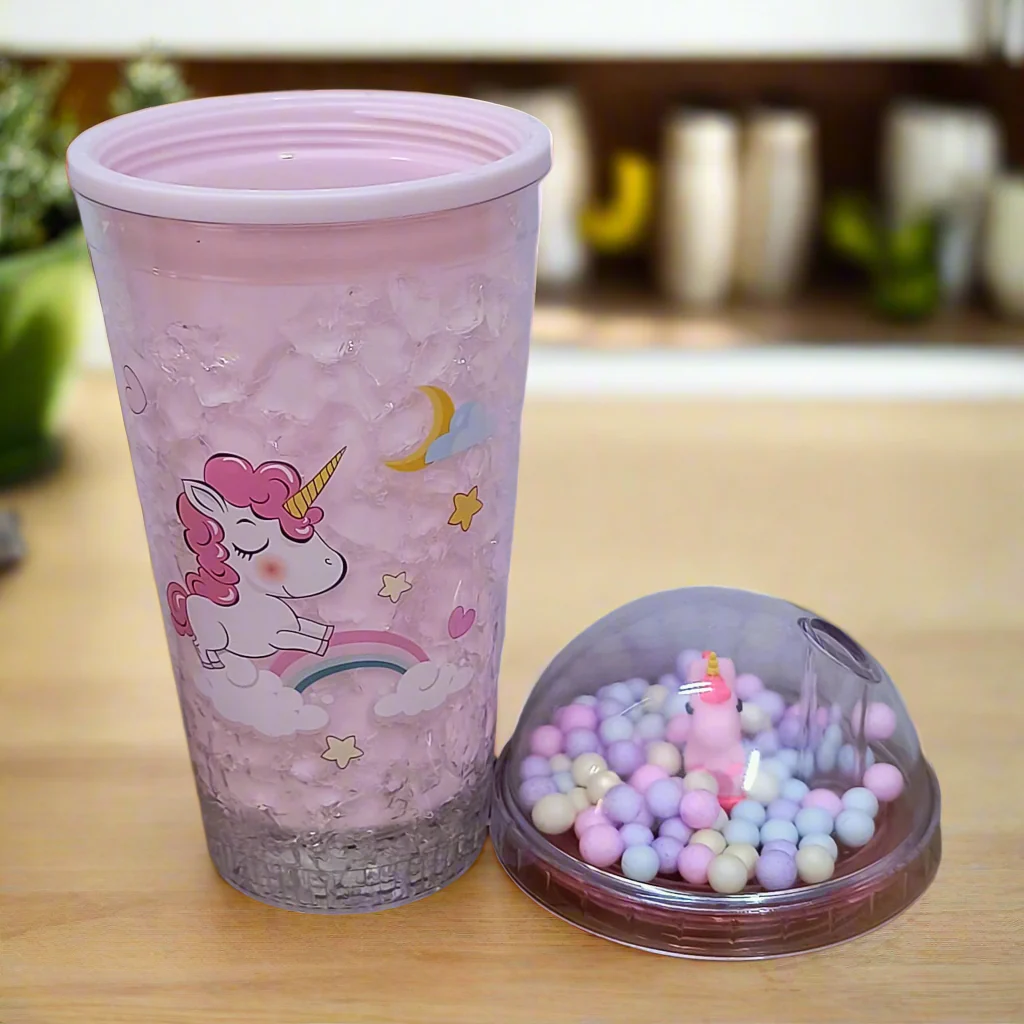 AM5349 3D Look Tumbler Cups with Lid and Light Multi-Color 1pc -22cm - Image 9