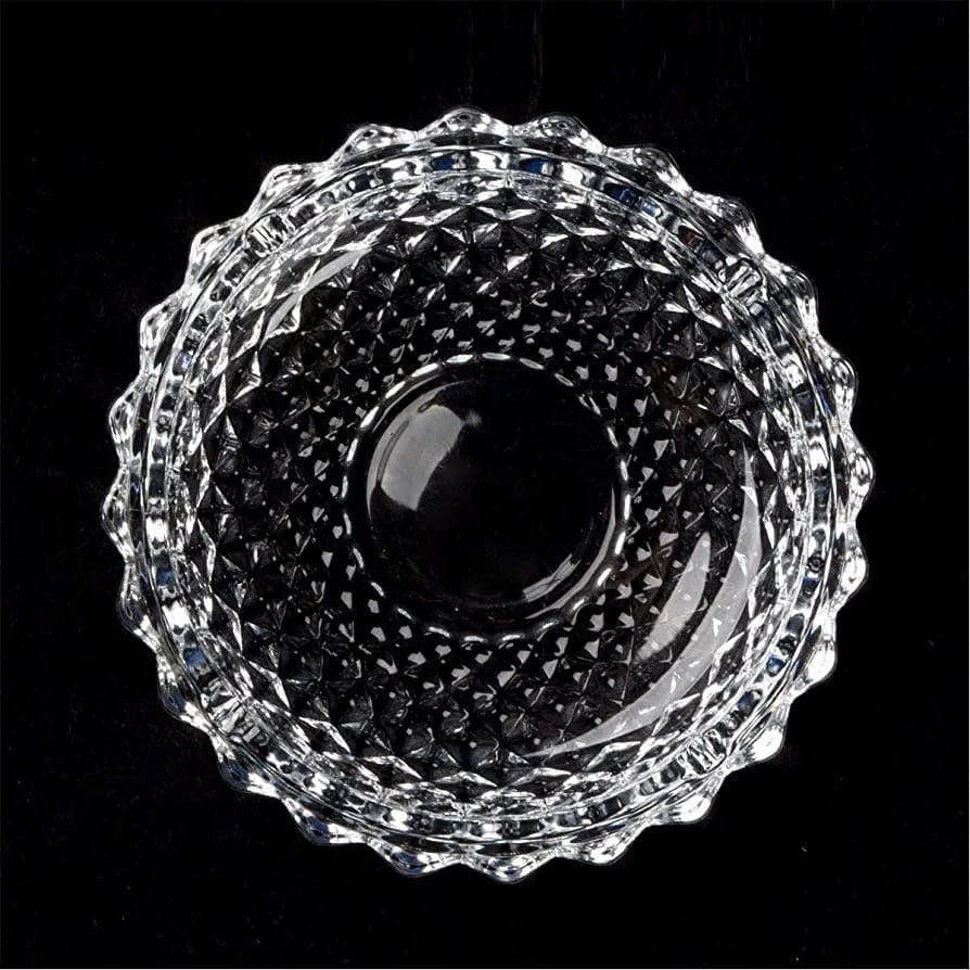 AM5359 Round Crystal Glass Smoking Ashtray- 128mm - Image 4
