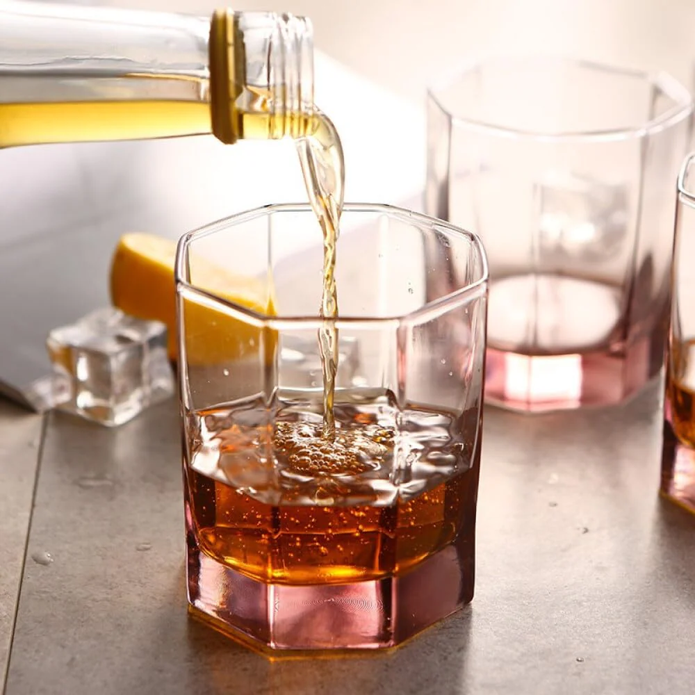 AM5372 Deli Glass Press Tumbler Set of 6 Transparent, 190ml - Image 4