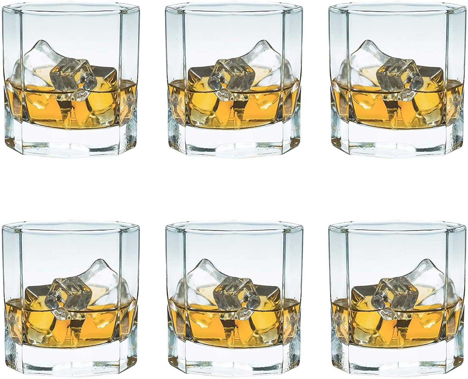 AM5372 Deli Glass Press Tumbler Set of 6 Transparent, 190ml - Image 8