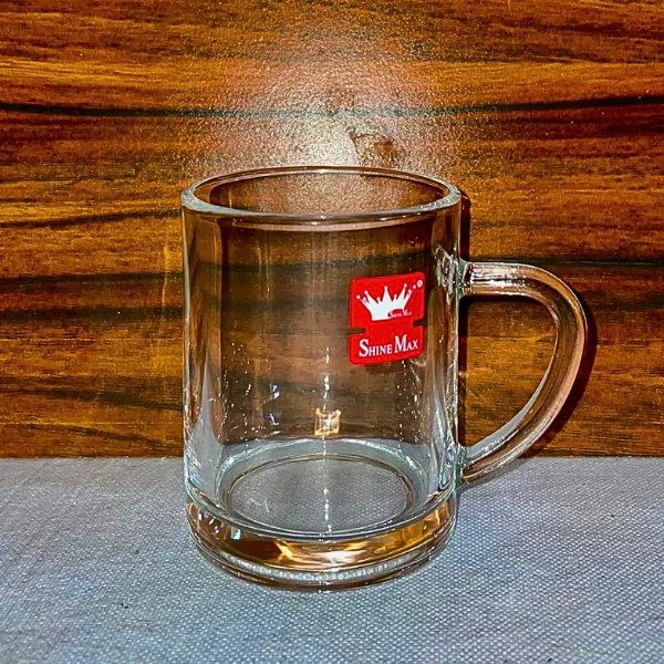 AM5377 Transparent Glass Coffee Mug for Coffee, Tea, Latte, Cappuccino and Juice (Set of 2Pcs) - Image 3