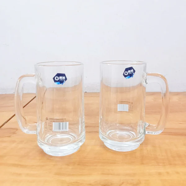 AM5384 Living Home Beer Glasses - 355ml Transparent Glasses for Beer, Drinks, Cocktail (Set of 2Pcs) - Image 4