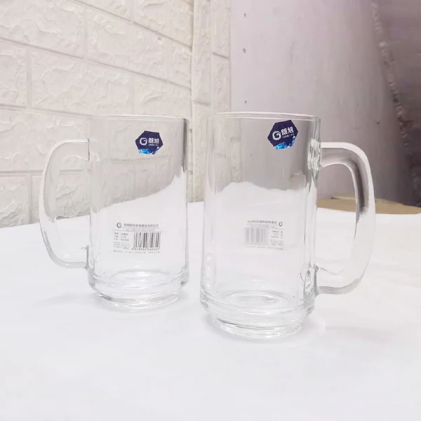 AM5384 Living Home Beer Glasses - 355ml Transparent Glasses for Beer, Drinks, Cocktail (Set of 2Pcs) - Image 5