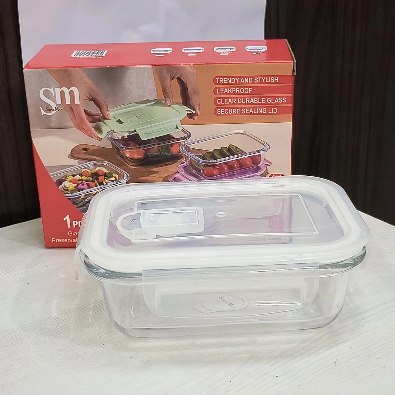 AM5392 Shine Max Glass Preservation Bowl 350ml - Image 8