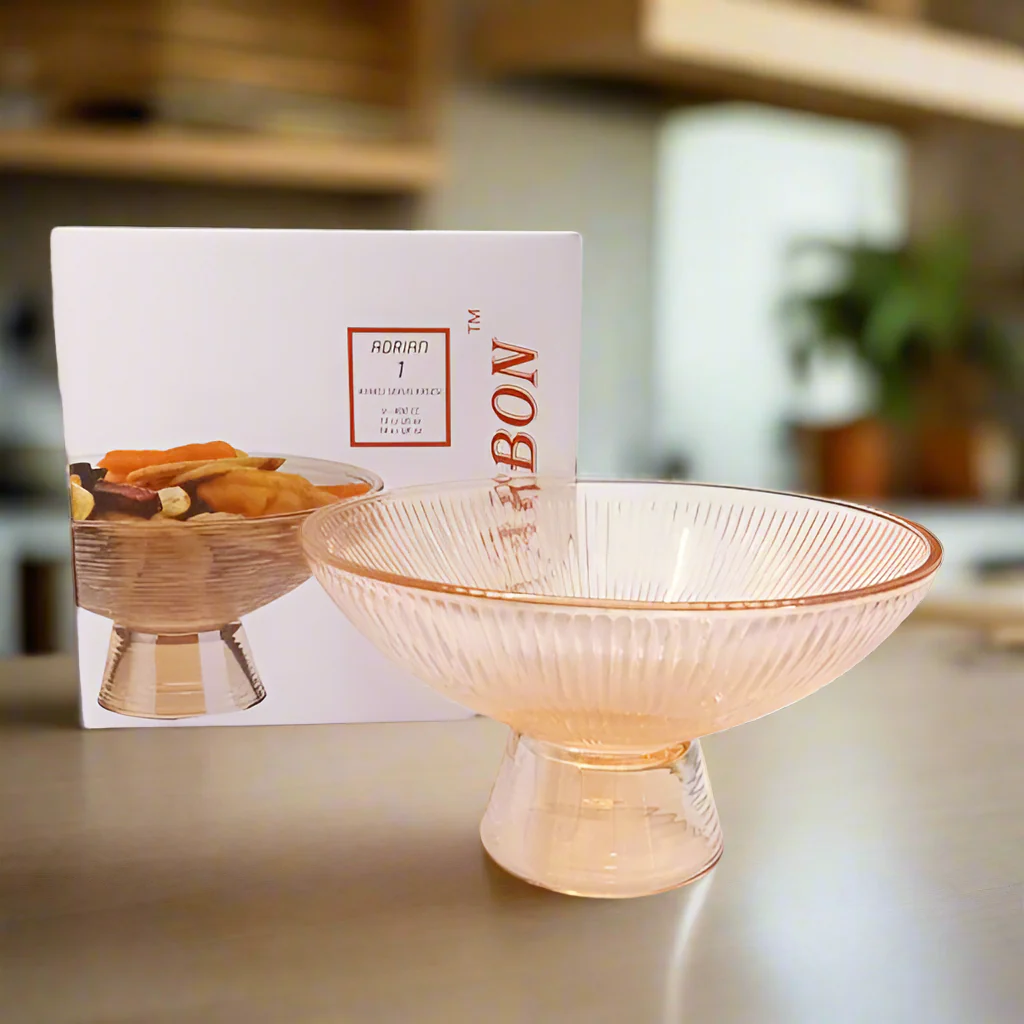 AM5400 Karbon Glass Bowl Set of 1 Pcs - KRF006B-G