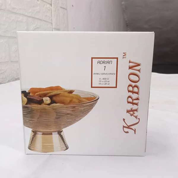 AM5400 Karbon Glass Bowl Set of 1 Pcs - KRF006B-G - Image 4