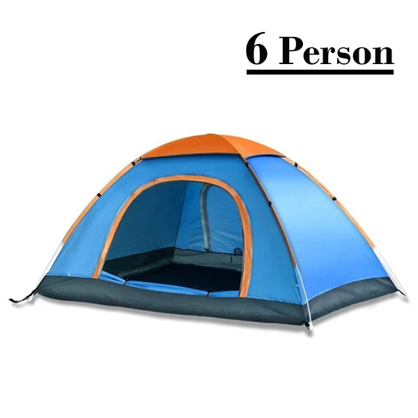AM5409 Picnic Camping Portable Tent (6 Person) Velkro Polyester Waterproof 6 Person Tent