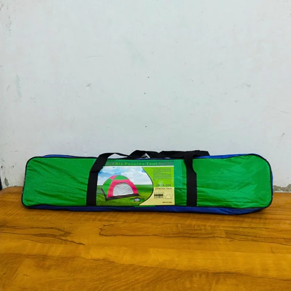 AM5409 Picnic Camping Portable Tent (6 Person) Velkro Polyester Waterproof 6 Person Tent - Image 8