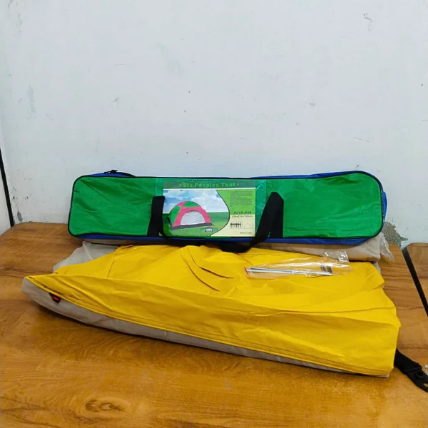 AM5409 Picnic Camping Portable Tent (6 Person) Velkro Polyester Waterproof 6 Person Tent - Image 9