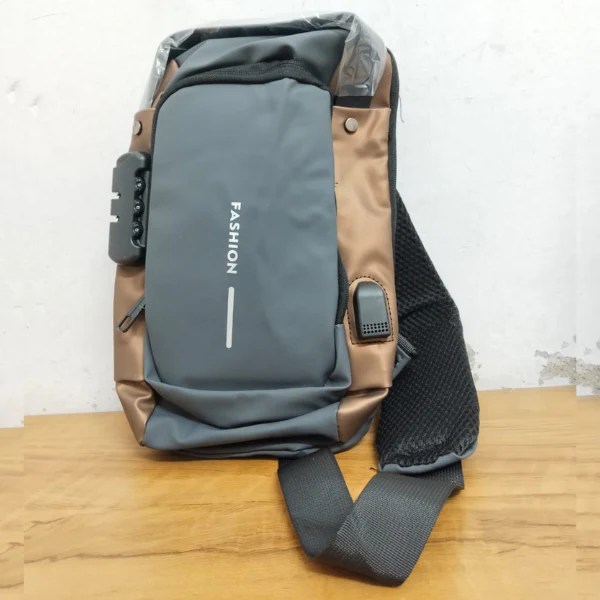 AM5415 Anti theft Crossbody Sling Bag, Waterproof Chest Daypack with USB Charging, Shoulder Backpack for Men Women - Image 5
