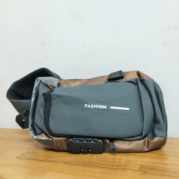 AM5415 Anti theft Crossbody Sling Bag, Waterproof Chest Daypack with USB Charging, Shoulder Backpack for Men Women - Image 6