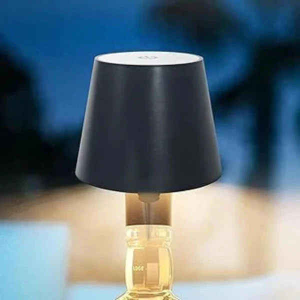 am5416 Wireless Bottle Lamp, 3 Colors Dimmable Wine Bottle Light Touch Control LED Wine Bottle Lamp For Bar Restaurant Bedroom - Image 2