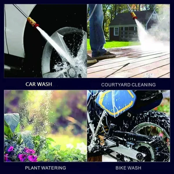 AM5420 Cordless Pressure Washer, 48V Battery Portable Handheld Car Cleaning Machine, 30Bar Pressure Water Spray Gun Pressure Washer Car Wash Spray Gun - Image 3