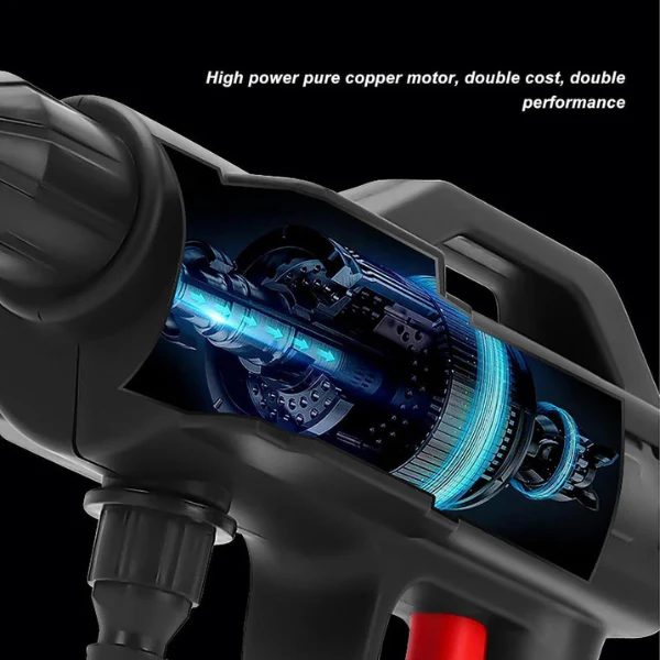 AM5420 Cordless Pressure Washer, 48V Battery Portable Handheld Car Cleaning Machine, 30Bar Pressure Water Spray Gun Pressure Washer Car Wash Spray Gun - Image 5