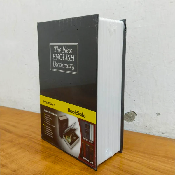 AM5421 Book Safe Box with Key Lock,Perfect for Traveling, Store Money, Jewelry, and Passport - Image 9