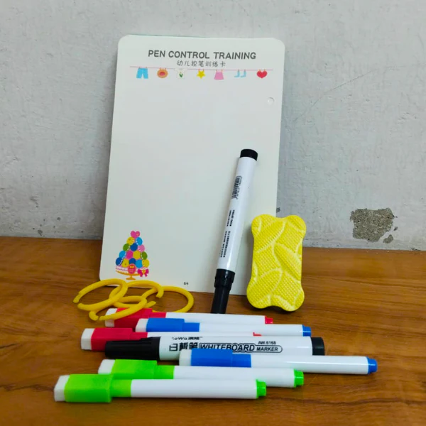AM5422 Magical Tracing Workbook Set - Reusable Pen and Eraser - Practice Tracing Books for Kids Tracing Workbook Sets (Set of 14 pcs) - Image 9