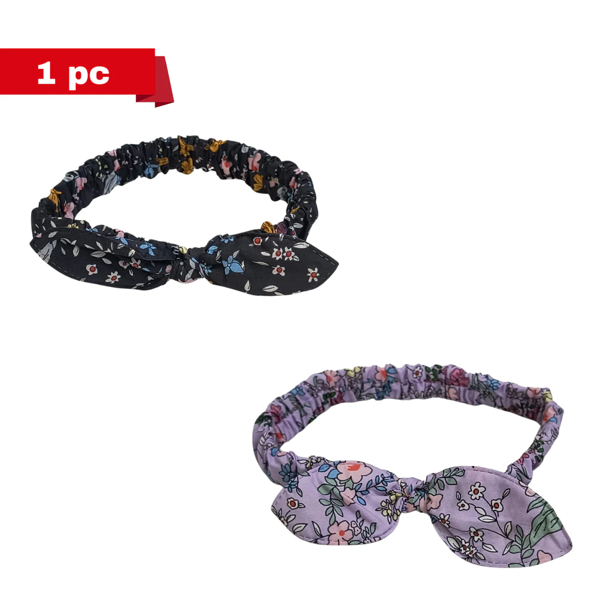 AM5426 Rabbit Ear Hair Band Multicolour 1pc - Image 3