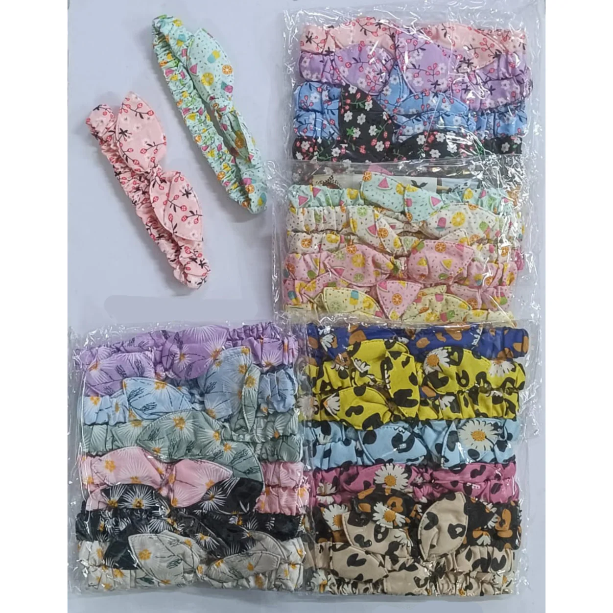 AM5426 Rabbit Ear Hair Band Multicolour 1pc - Image 6