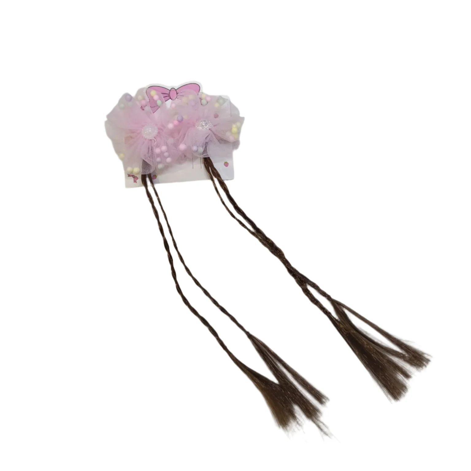AM5430 Flower Long Tail Hairpin Multicolour 1pc - Image 2