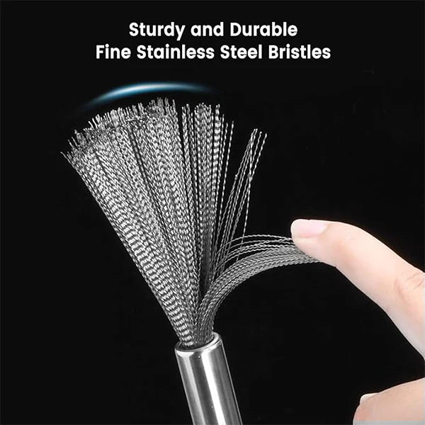 AM5436 multifuntion Steel Scrubbers for Cleaning brush, Steel Wool Scrubber with Handle - Image 4