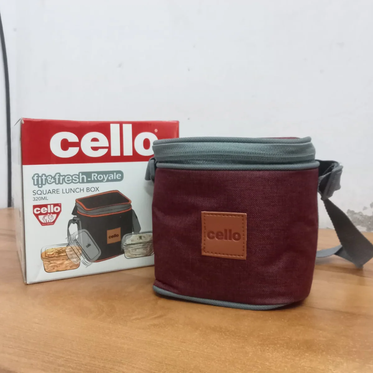 AM5445 Cello Royale Round Glass Lunch Box 320ml x 2 N with Jacket (Vr) (Pack of 2Pc) - Image 6