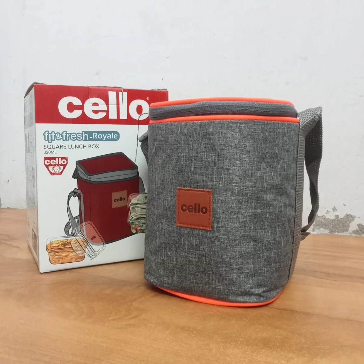 AM5448 Cello Royale Square Glass Lunch Box 320ml x 2 N with Jacket (Vr) (Pack of 2Pc) - Image 4