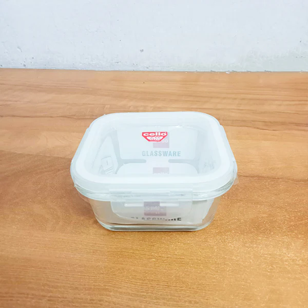 AM5460 Cello Square Glass Container - 320Ml - Image 6