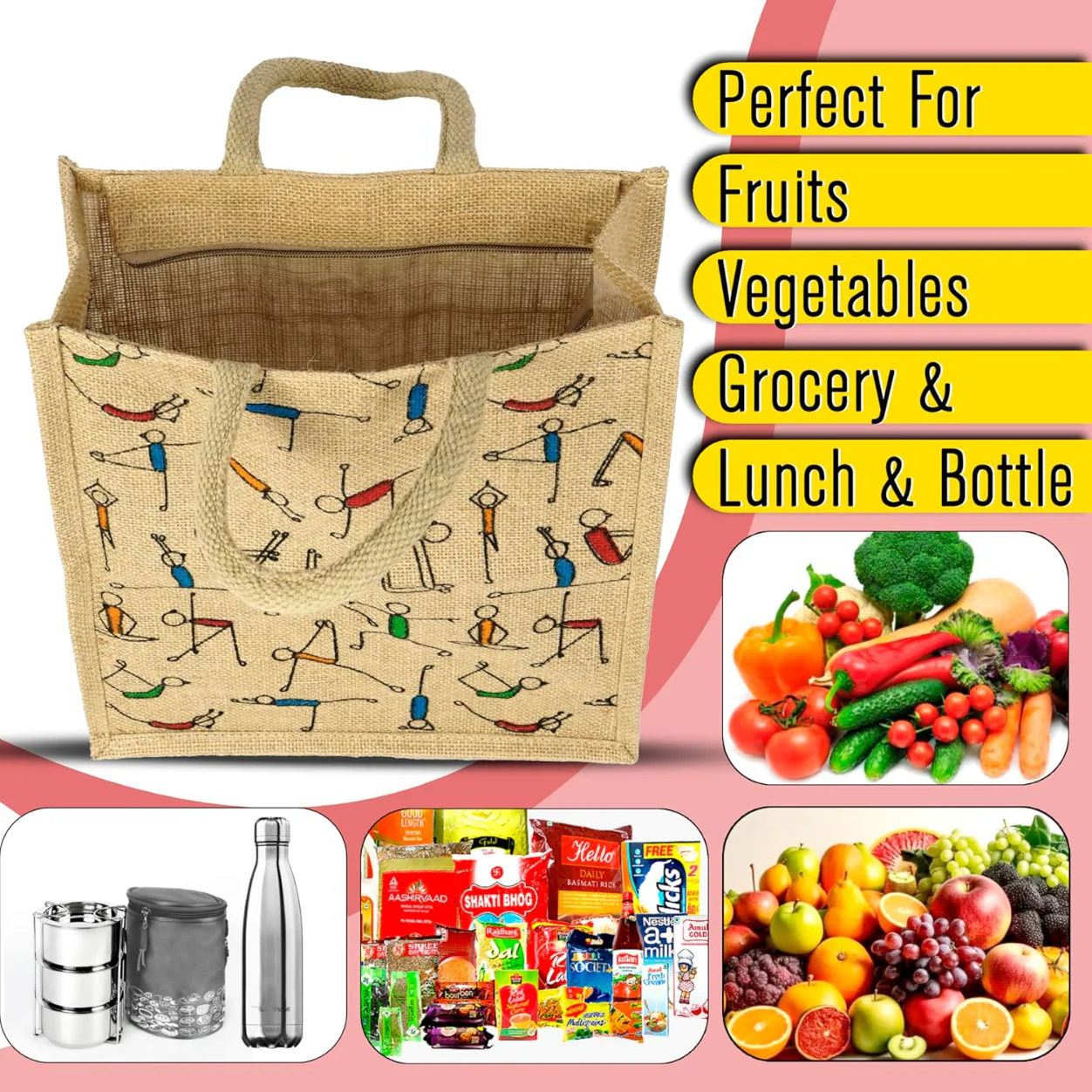 AM5470 Eco Friendly Reusable Jute Bag - Image 10