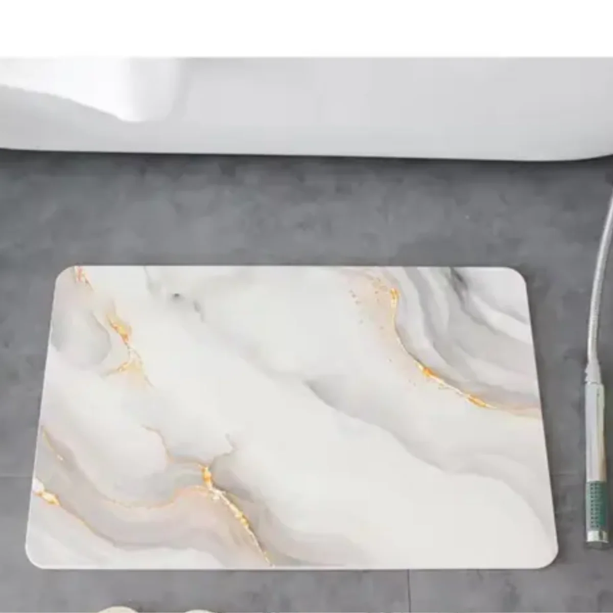 AM5484 Stone Bath Mat- Multidesign, Quick Dry & Non-Slip Diatomaceous Earth Bath Mat for Bathroom and Kitchen - Image 8