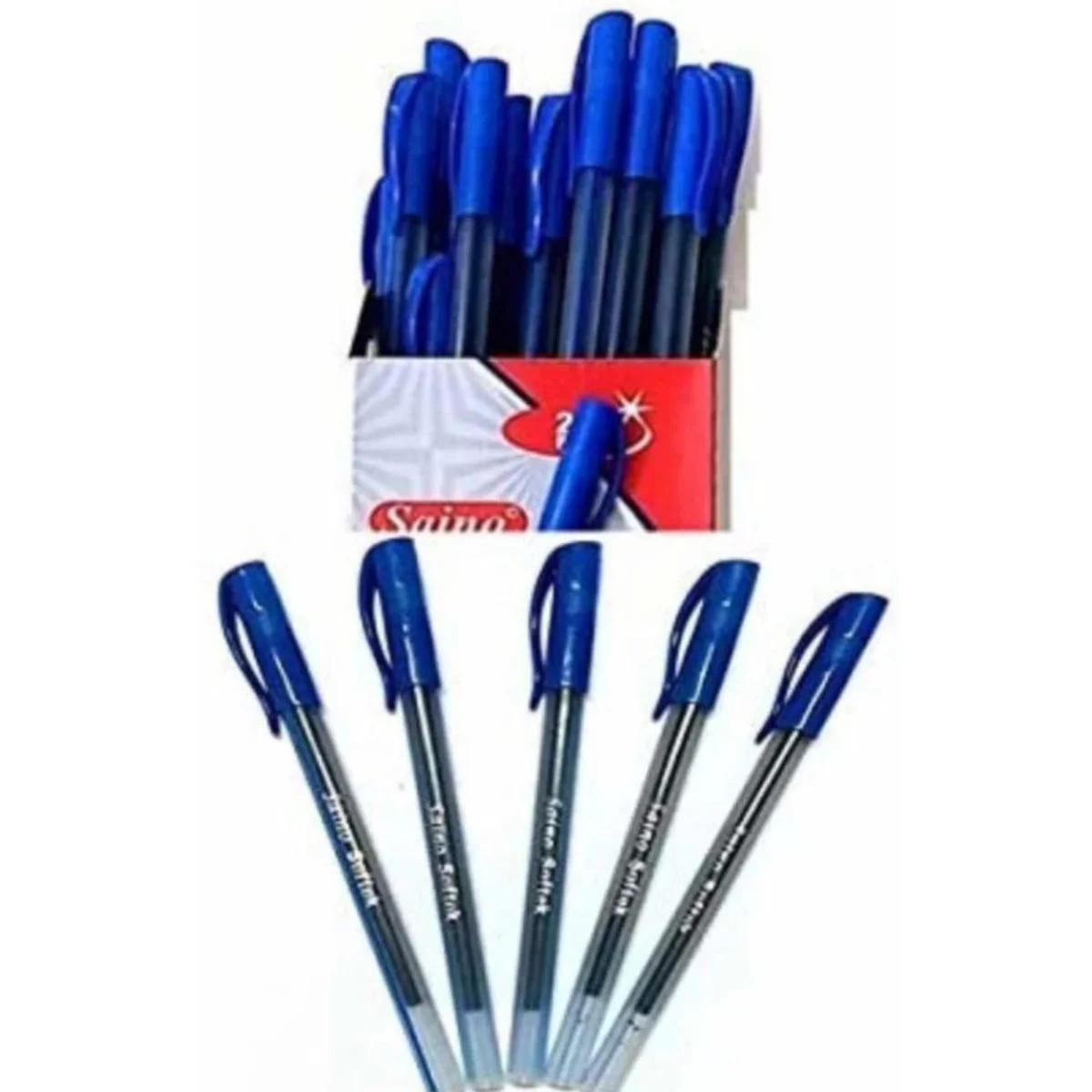 AM5499 Saino Softek Pens | 20 Pens | Blue Ink - Image 6