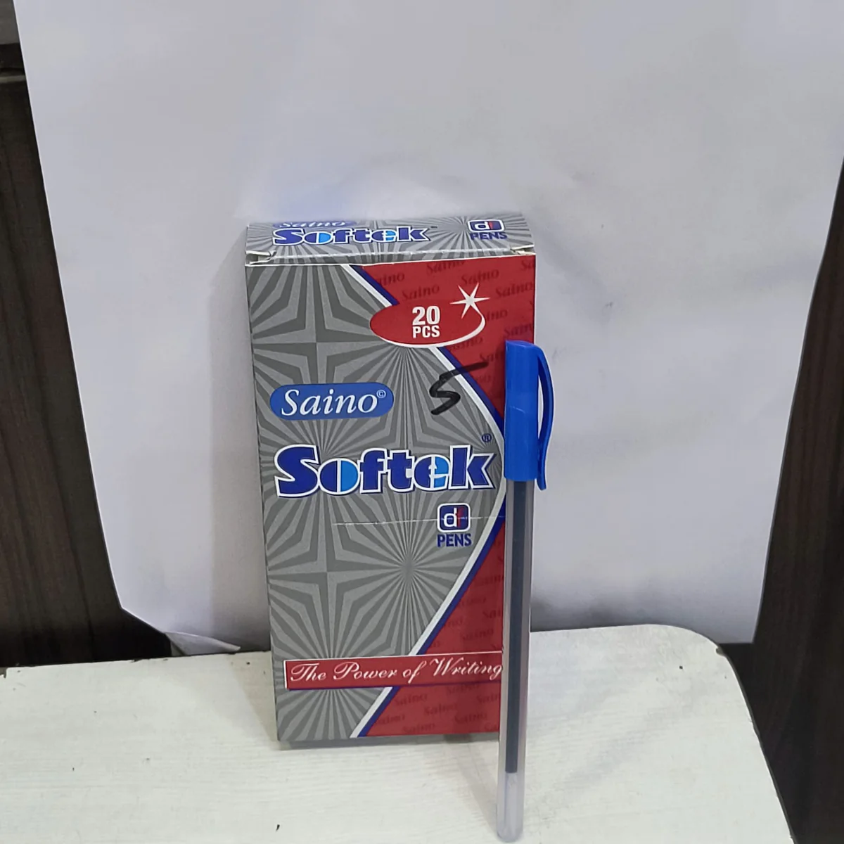 AM5499 Saino Softek Pens | 20 Pens | Blue Ink - Image 7