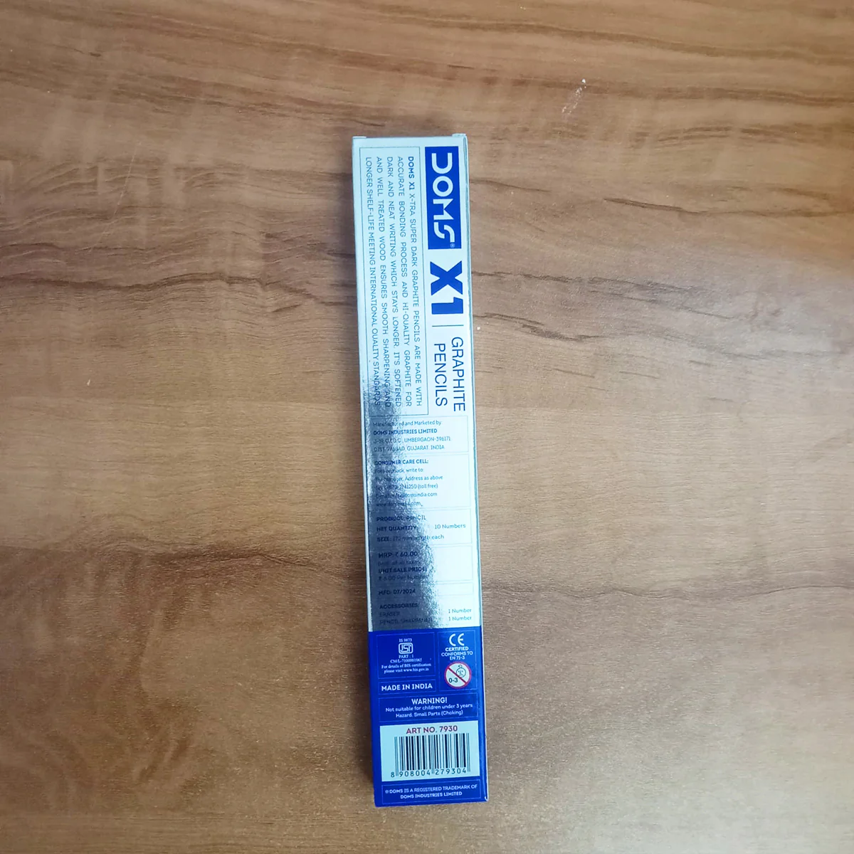 AM5505 Doms X1 X-Tra Super Dark Pencils 1 Pack - 10 Pencils - 1 Eraser + 1 Sharpener + 1 Protective Cap Free - Image 7