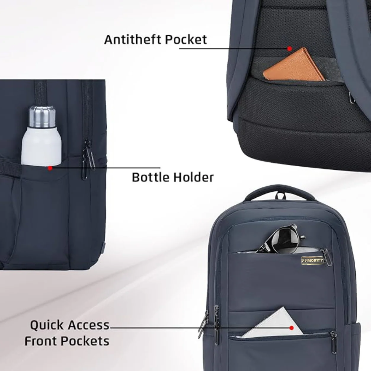 AM5562 Priority Hi-Tech003 Backpack- School Bag - Image 3