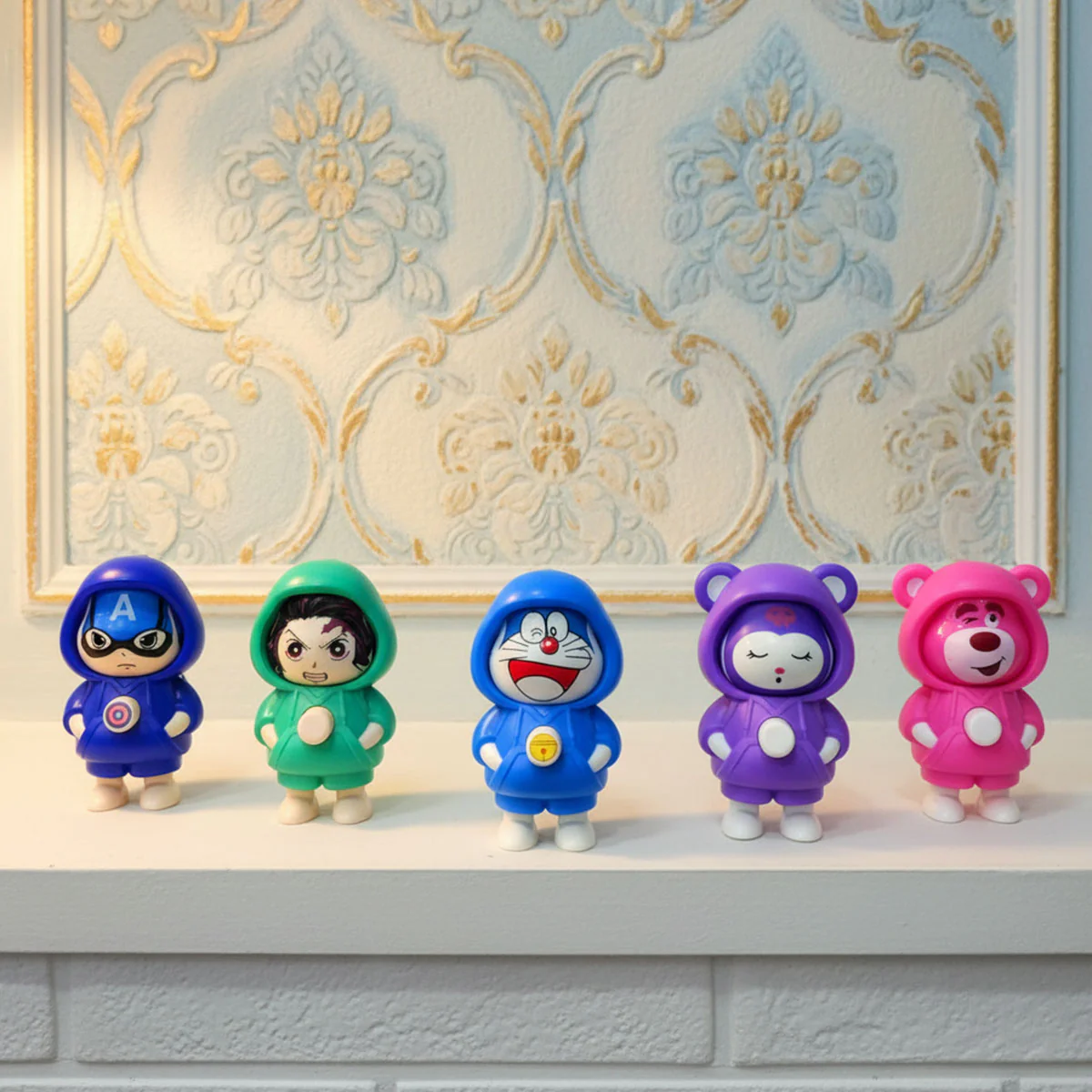 AM5588 Face Changing Doll Toy with Keyring (1 Pc / Mix Color) - Image 2