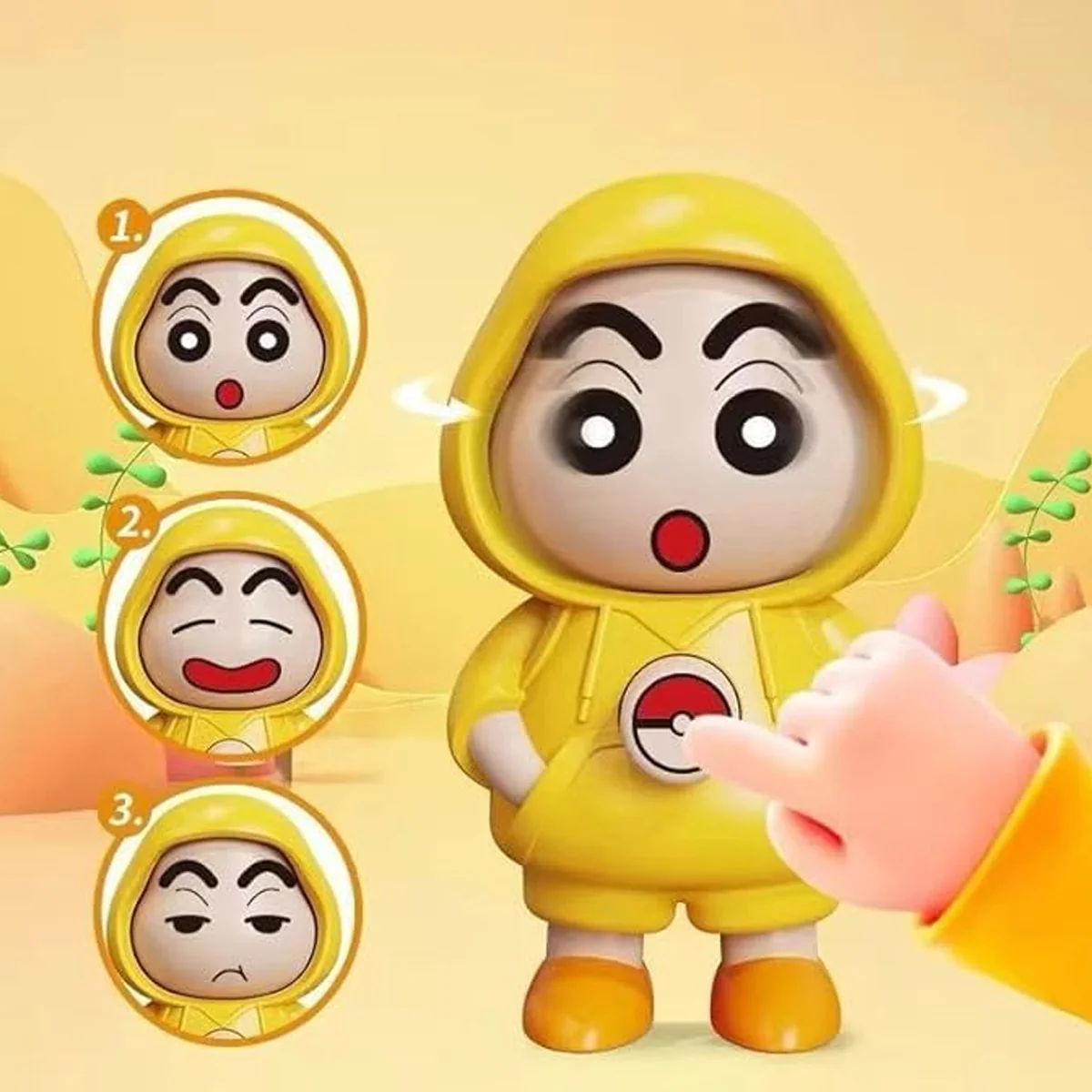 AM5588 Face Changing Doll Toy with Keyring (1 Pc / Mix Color) - Image 3